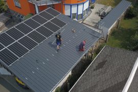 PV Anlage mit Heckert Solar 15kWp