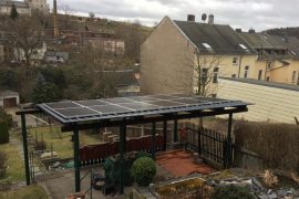 PV Anlage Heckert Solar Trapezdach